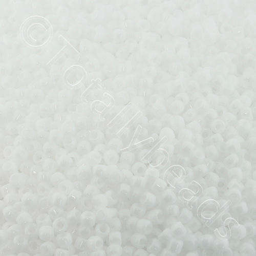 Toho Size 11 Seed Beads 10g - Opaque White