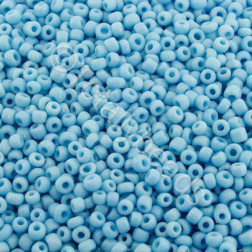 Seed Beads Opaque Turquoise - Size 11 100g