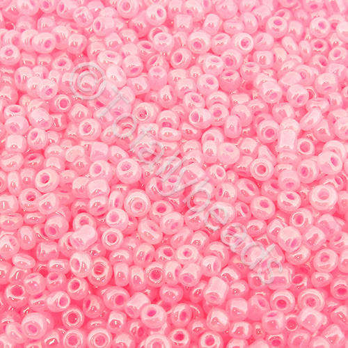 Seed Beads Pearl Shine Pink - Size 11 100g