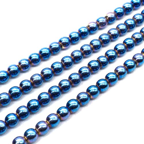 4mm hematite beads — for jewelry making, crafting, and beadwork projects