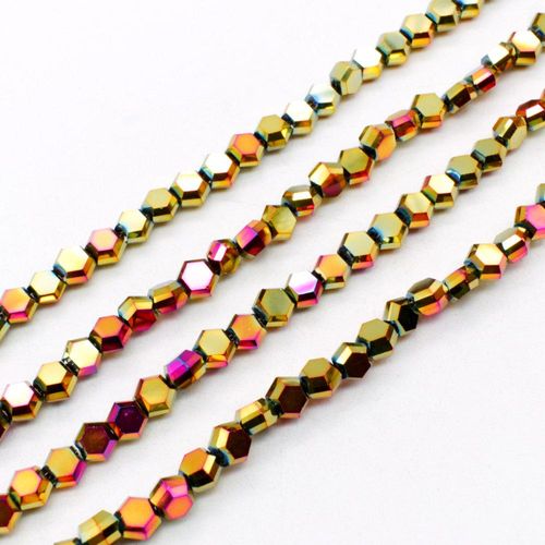 6mm crystal beads mermiad pink, pack of 90 — faceted for jewelry making and beadwork