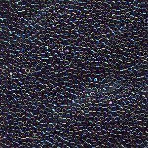 size 11 Miyuki Delica seed beads med. blue iris db005 5g — 5g pack, premium Japanese cylinder beads perfect for bead weaving, embroidery,…