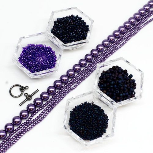 BC Week 40 Zig Zag Celini Tubular Necklace Nebula 3 x 3mm for jewellery making