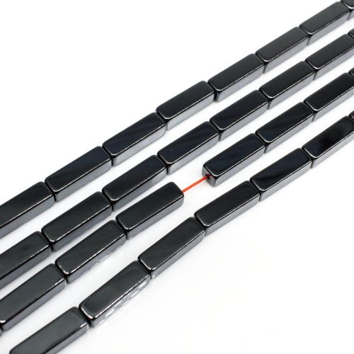 4x13mm hematite cube — for jewelry making, crafting, and beadwork projects