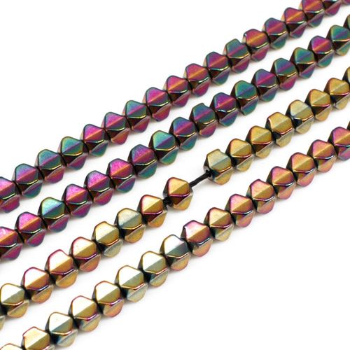 4mm hematite cube — for jewelry making, crafting, and beadwork projects