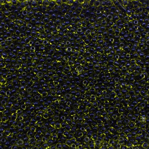 Seed Beads Lined Black Yellow Size 11 100g 2mm for jewellery making
