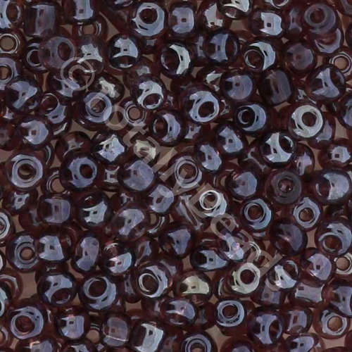 Seed Beads Transparent Luster Purple- Size 6 100g