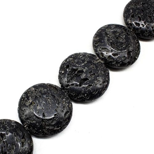 25mm resin druzy bead disc black — sparkling cabochon-style stone ideal for jewelry making, pendants, and craft designs