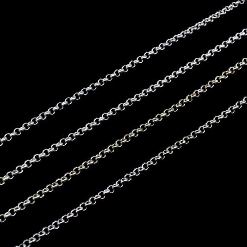 Chain Silver Plated - Rolo 2x2mm