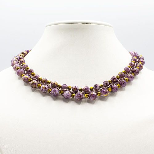 Savannah Jewellery Set golden mulberry jewelry making kit — DIY set with beads and instructions for creating handmade jewelry