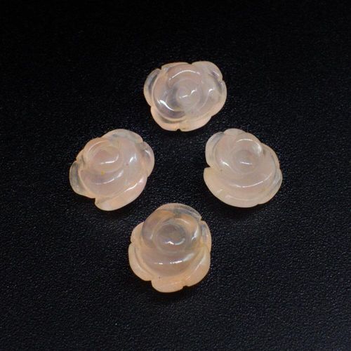 10mm resin druzy bead 10mm - rose quartz 4pcs — sparkling cabochon-style stone ideal for jewelry making, pendants, and craft designs
