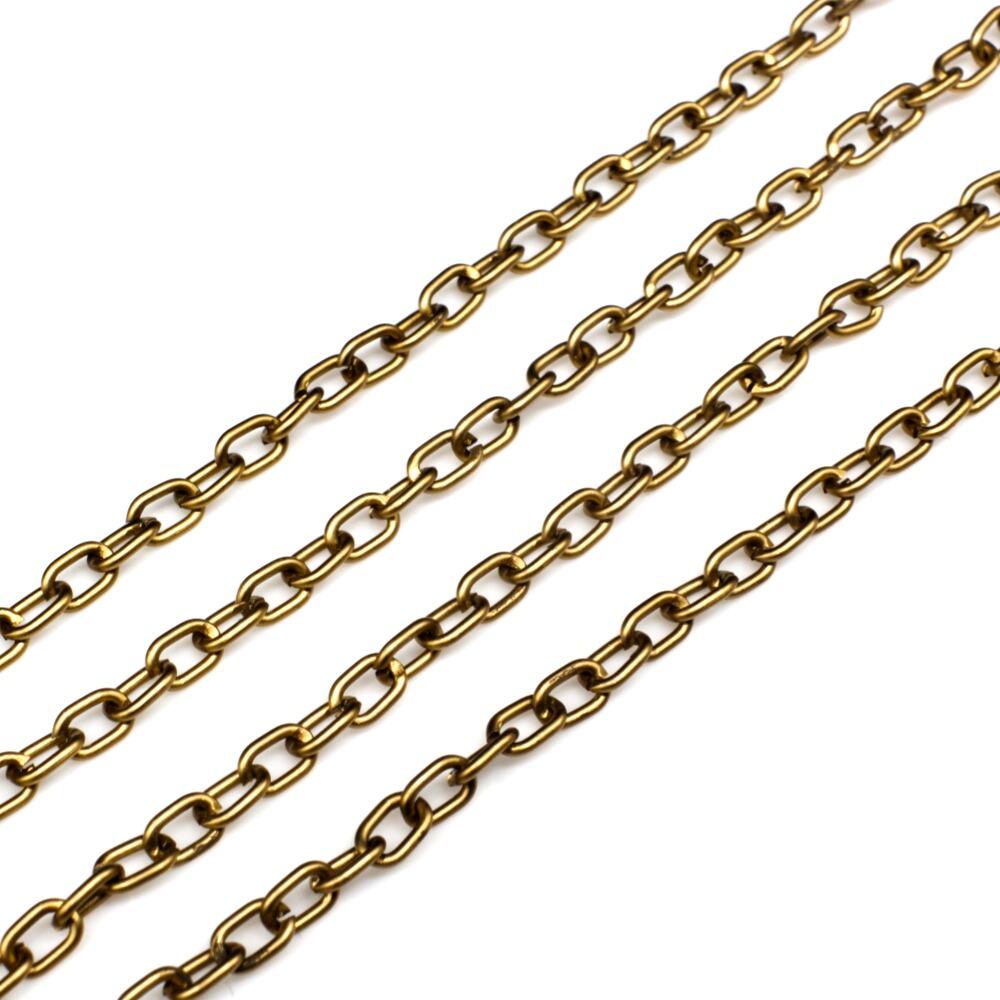 aluminium-chain-oval-3x4mm-bronze-1m