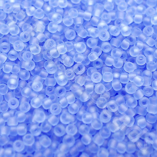 Toho Size 11 Seed Beads 10g - Trans Frost Lt Sapphire
