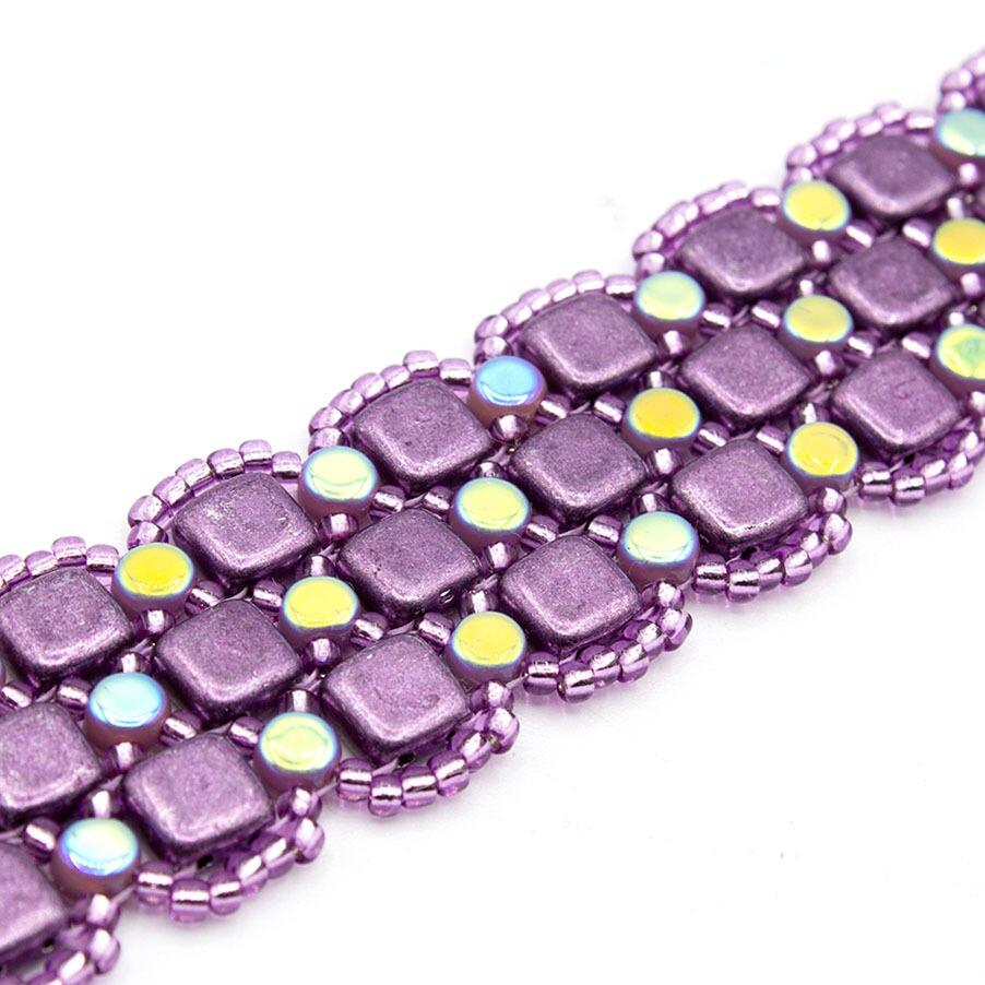 Kali Bracelet amethyst bracelet making kit — DIY set with beads and instructions for creating handmade jewelry