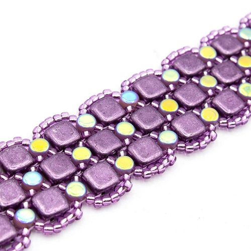 Kali Bracelet amethyst bracelet making kit — DIY set with beads and instructions for creating handmade jewelry