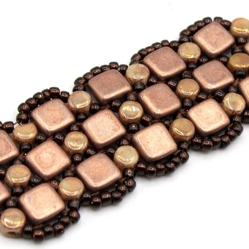 Kali Bracelet golden rod bracelet making kit — DIY set with beads and instructions for creating handmade jewelry