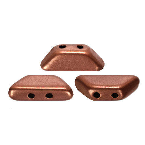 Tinos Puca Beads 10g - Copper Gold Mat