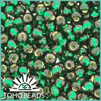 Toho Size 6 Silver Lined