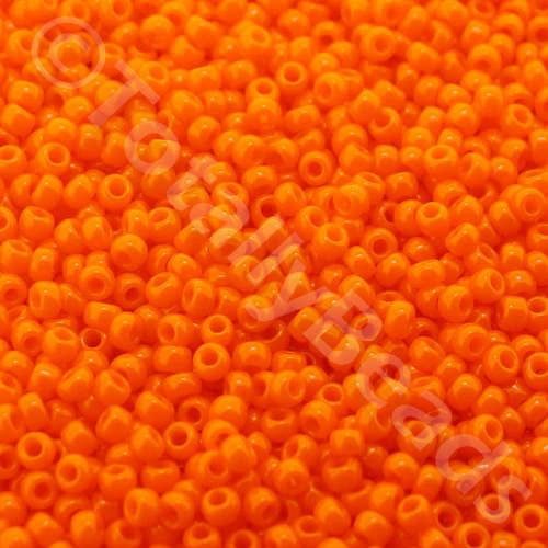 Toho Size 11 Seed Beads 10g - Opaque Orange