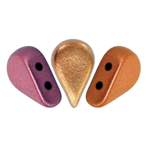 Amos Puca Beads 10g - Gold Mettalic Iris