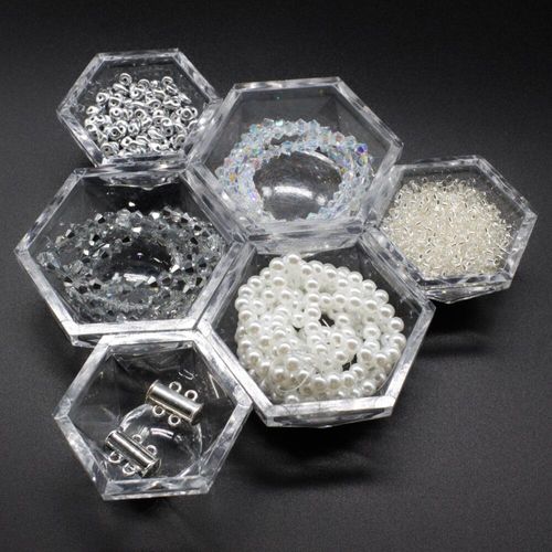 Farrah Fusion Bracelet crystal bracelet making kit — DIY set with beads and instructions for creating handmade jewelry