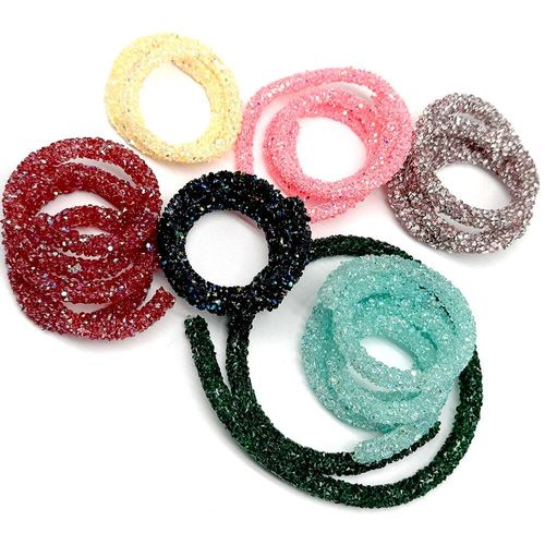 Diamond / Glitter Tube Off Cuts Pack 2 metres for jewellery making