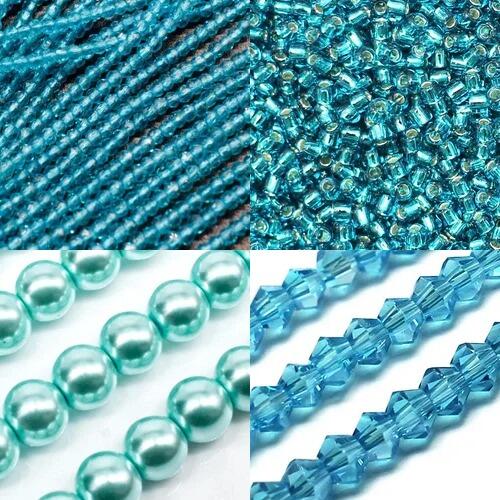 BC24 WK15 Summer Wave Aquamarine 3mm for jewellery making