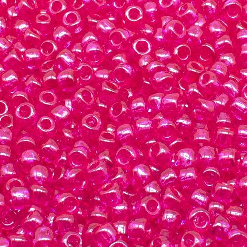 Toho Size 8 Seed Beads 10g Trans. Pink Yarrow 2mm for jewellery making