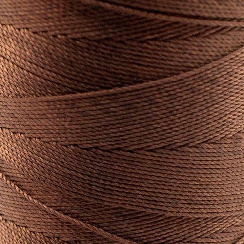 Micro Macrame Cord 9ply 0.3mm 7 metres Coffee for jewellery making