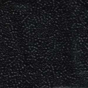 size 11 Miyuki Delica seed beads matt black db310 5g — 5g pack, premium Japanese cylinder beads perfect for bead weaving, embroidery, and…