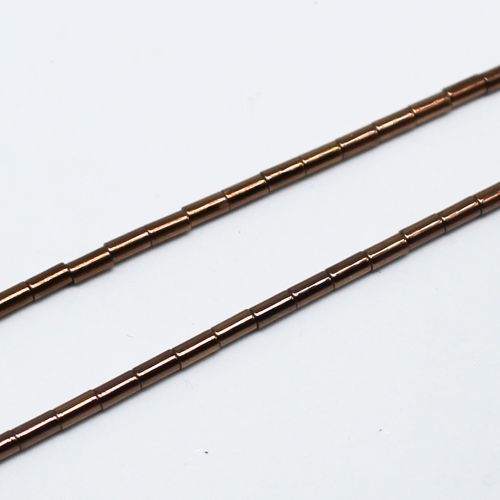2x4mm hematite beads — for jewelry making, crafting, and beadwork projects