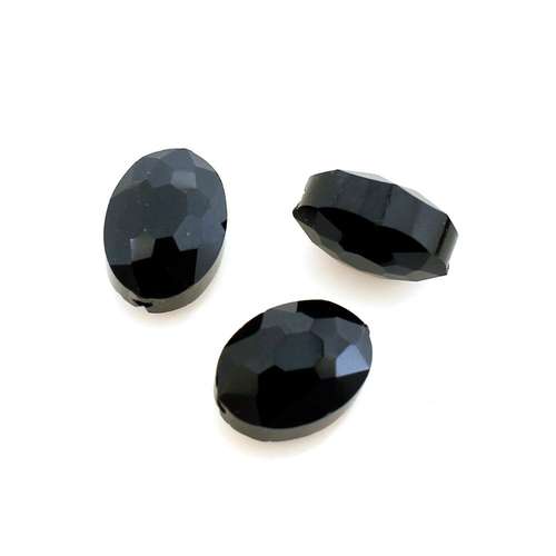 12mm crystal beads hematite, pack of 10 — faceted for jewelry making and beadwork