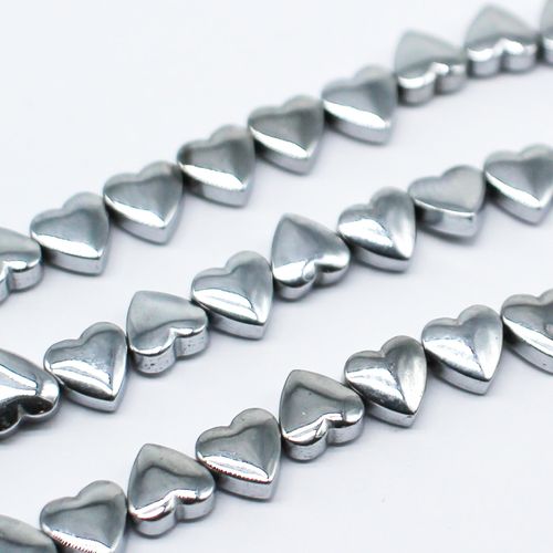 6mm hematite beads — for jewelry making, crafting, and beadwork projects