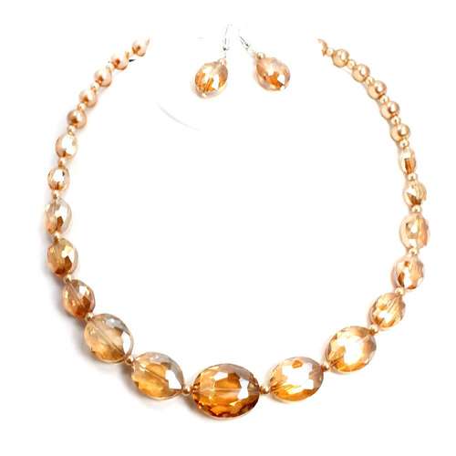 crystal beads aurbun — faceted for jewelry making and beadwork