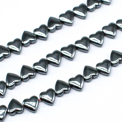 6mm hematite beads — for jewelry making, crafting, and beadwork projects