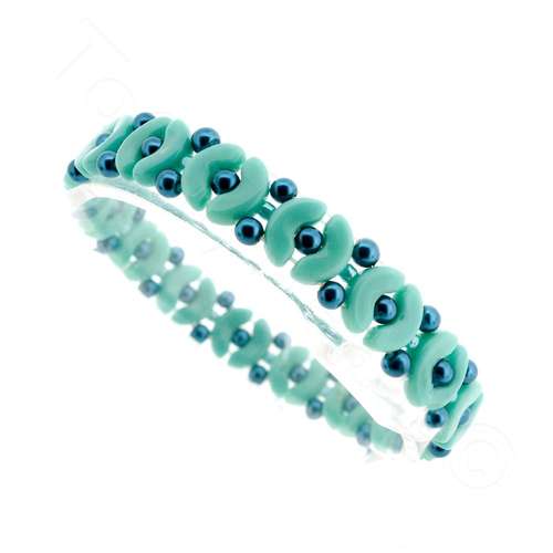 Arcos Bracelet Turquoise Bundle bracelet making kit — DIY set with beads and instructions for creating handmade jewelry