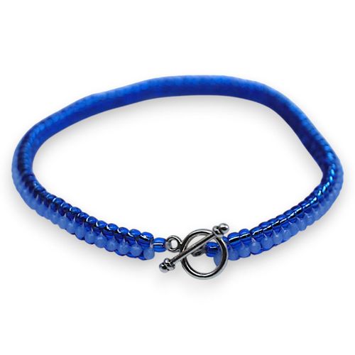 Alyssa Microcrystal Bracelet Kit Makes 2 Pastel Blue for jewellery making