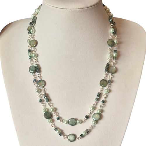 Sora Shell Jewellery Olive for jewellery making