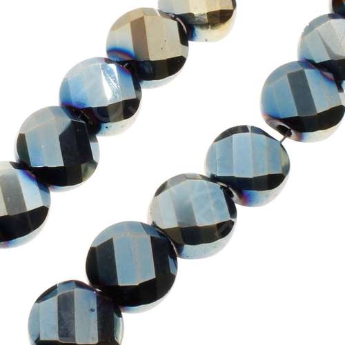8mm crystal beads green iris — faceted for jewelry making and beadwork