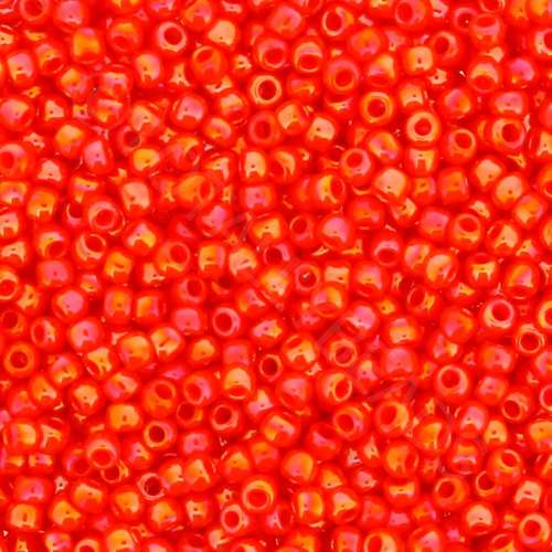 Toho Size 11 Seed Beads 10g - Opaque Rainbow Pumpkin
