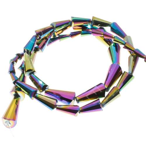 crystal beads rainbow — faceted for jewelry making and beadwork