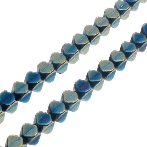 4mm hematite cube — for jewelry making, crafting, and beadwork projects