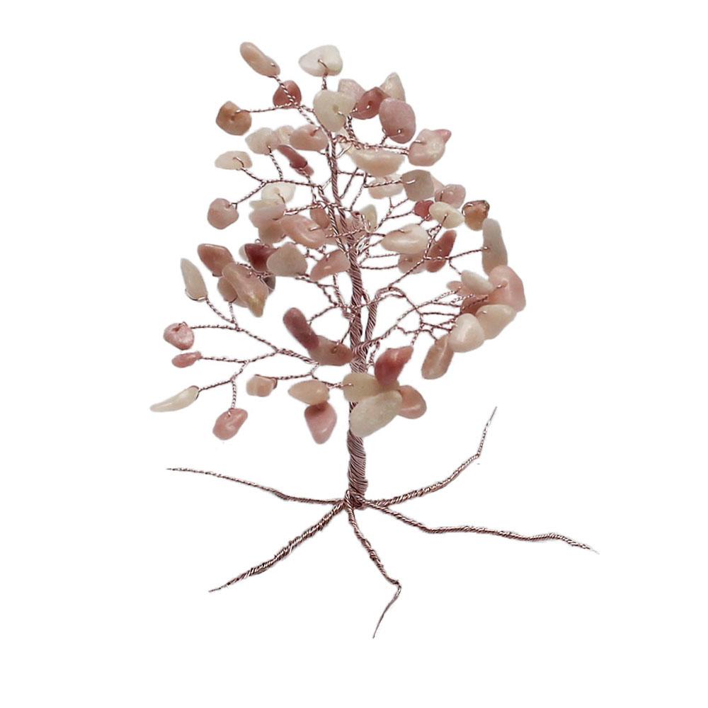 Wire & Gemstone Tree Sculpture Kit Pink Opal