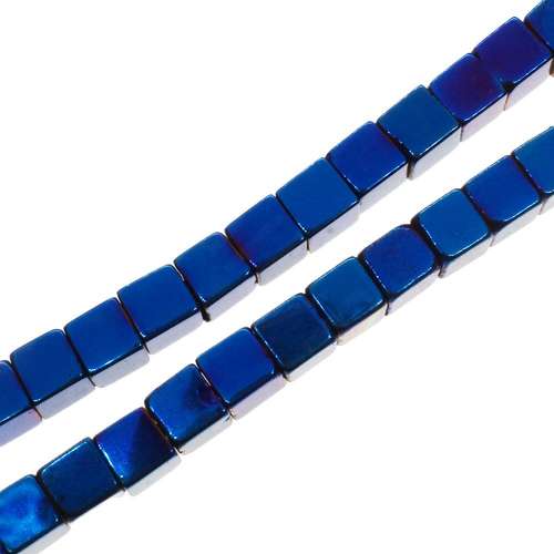 4mm hematite cube — for jewelry making, crafting, and beadwork projects