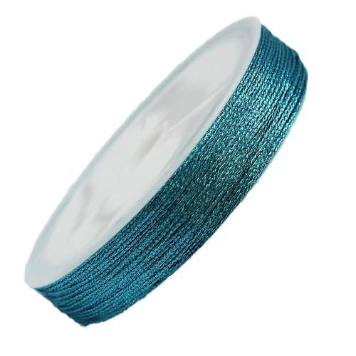 Metallic Thread Turquoise - 0.7mm - 30m Spool
