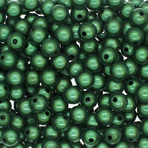 8mm Miracle acrylic round beads 8mm round green 50pcs — pack of 50, reflective 3D-effect beads ideal for jewelry making, crafts, and deco…