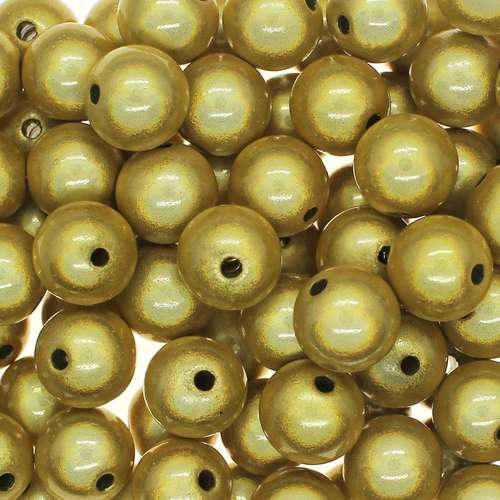 12mm Miracle acrylic round beads 12mm round yellow 25pcs — pack of 25, reflective 3D-effect beads ideal for jewelry making, crafts, and d…