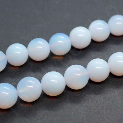 Opal Lilac Round Beads - 8mm