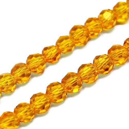 4mm crystal beads auburn — faceted for jewelry making and beadwork