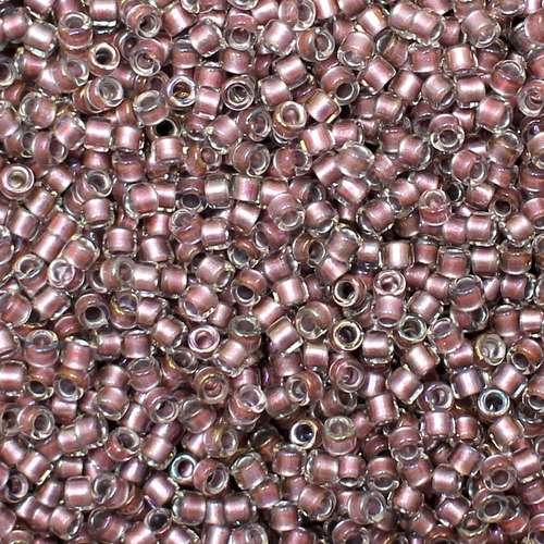 Toho Treasure Size 11 5g - Rose Gold Lined Cry Lust